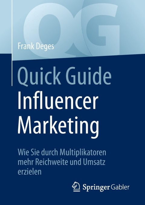 Cover image for book Quick Guide Influencer Marketing