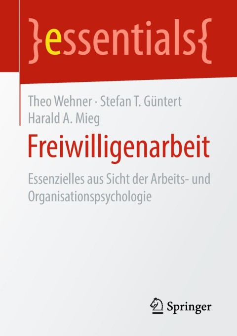 Cover image for book Freiwilligenarbeit