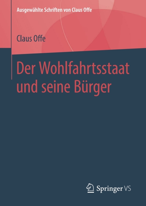 Cover image for book Der Wohlfahrtsstaat und seine Bürger