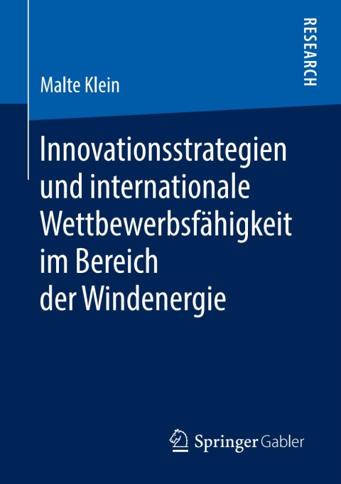 Cover image for book Innovationsstrategien und internationale Wettbewerbsfähigkeit im Bereich der Windenergie