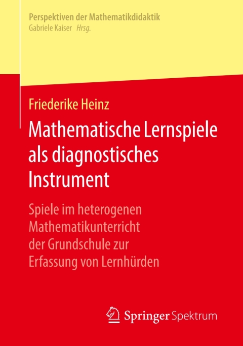 Cover image for book Mathematische Lernspiele als diagnostisches Instrument
