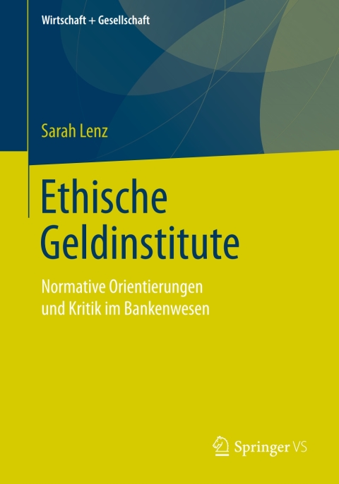 Cover image for book Ethische Geldinstitute