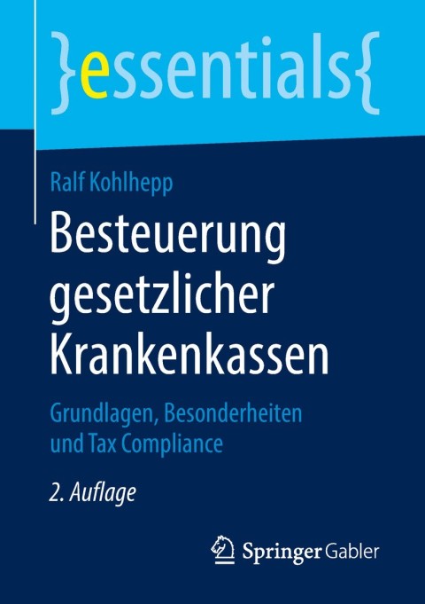 Cover image for book Besteuerung gesetzlicher Krankenkassen