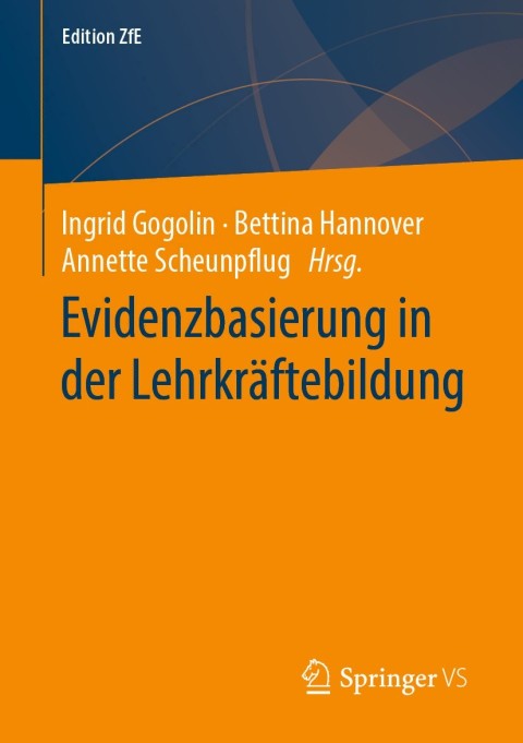 Cover image for book Evidenzbasierung  in der Lehrkräftebildung