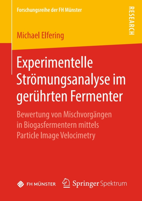 Cover image for book Experimentelle Strömungsanalyse im gerührten Fermenter