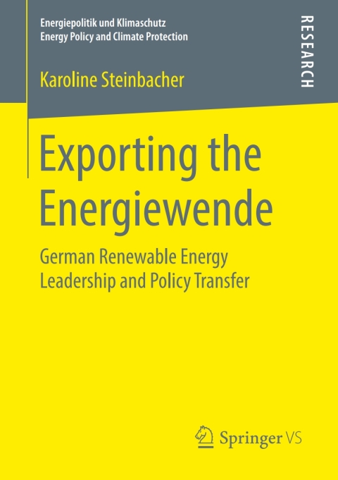 Cover image for book Exporting the Energiewende