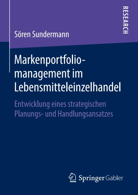 Cover image for book Markenportfoliomanagement im Lebensmitteleinzelhandel