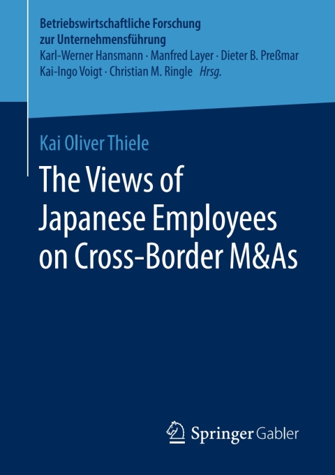 Cover image for book The Views of Japanese Employees on Cross-Border M&As