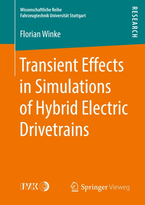 Cover image for book Transient Effects in Simulations of Hybrid Electric Drivetrains
