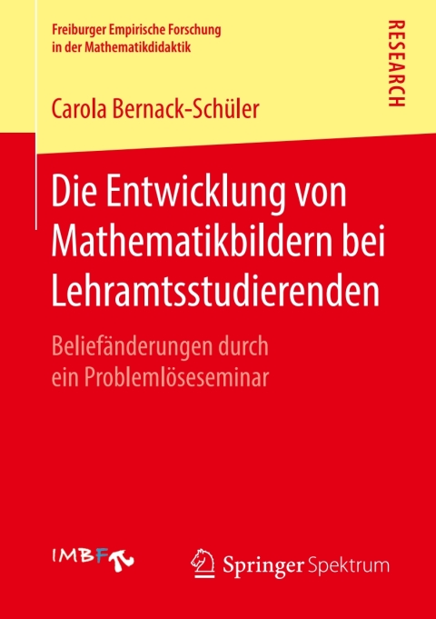 Cover image for book Die Entwicklung von Mathematikbildern bei Lehramtsstudierenden