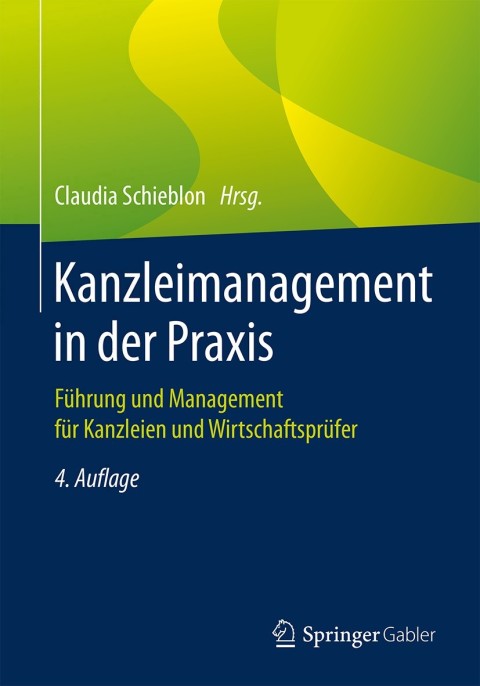 Cover image for book Kanzleimanagement in der Praxis
