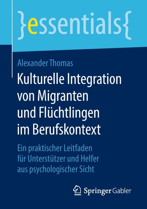 Cover image for book Kulturelle Integration von Migranten und Flüchtlingen im Berufskontext