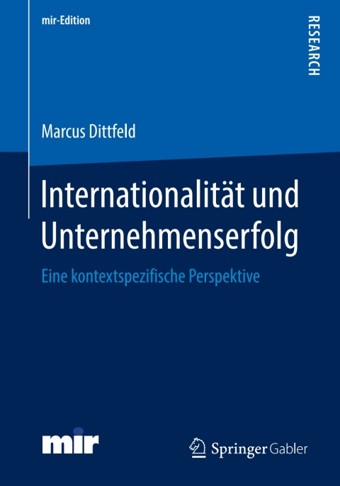 Cover image for book Internationalität und Unternehmenserfolg