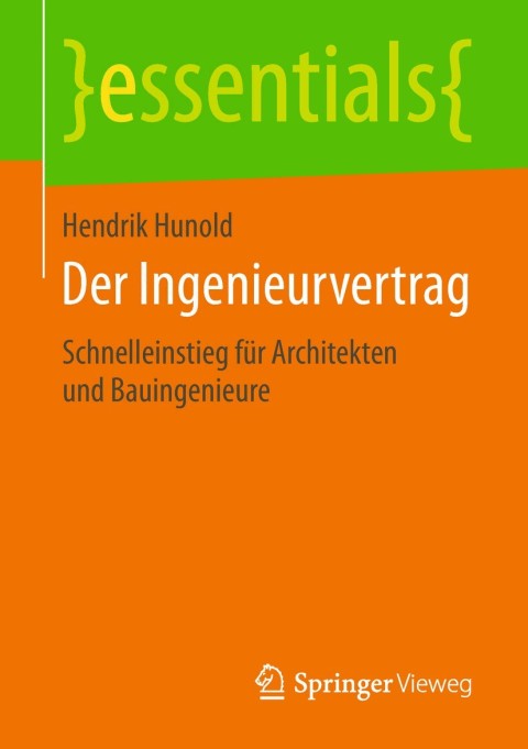 Cover image for book Der Ingenieurvertrag