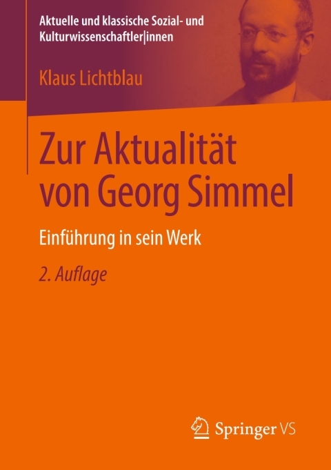 Cover image for book Zur Aktualität von Georg Simmel