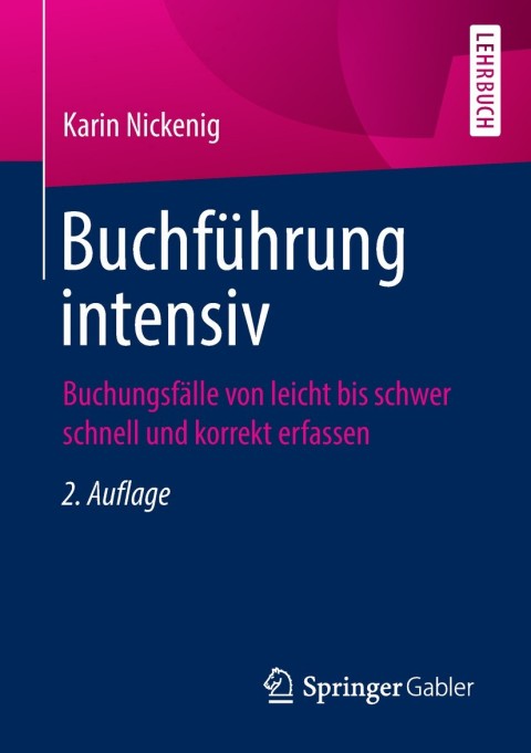 Cover image for book Buchführung intensiv
