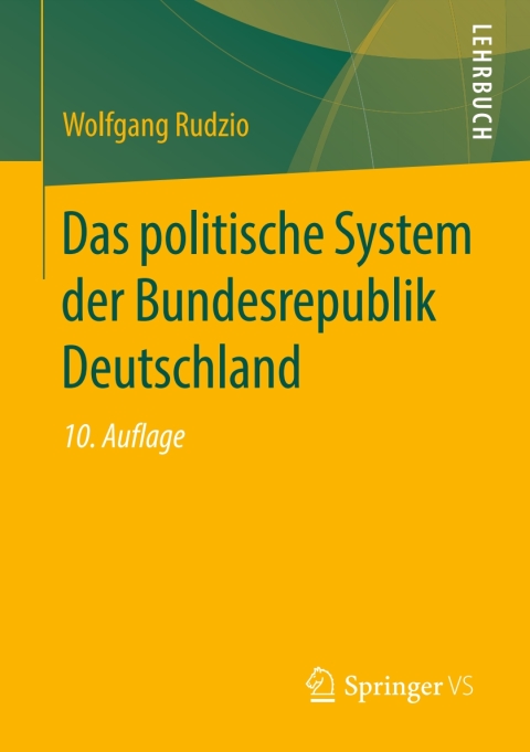 Cover image for book Das politische System der Bundesrepublik Deutschland
