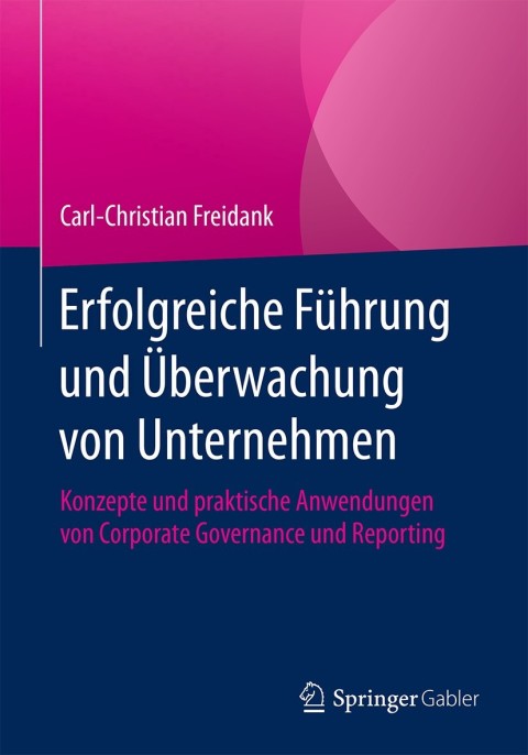 Cover image for book Erfolgreiche Führung und Überwachung von Unternehmen