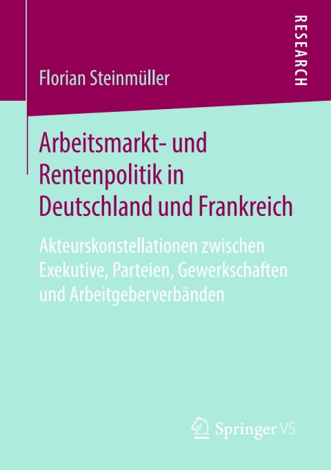 Cover image for book Arbeitsmarkt- und Rentenpolitik in Deutschland und Frankreich