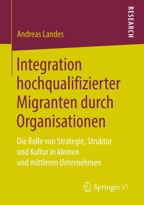 Cover image for book Integration hochqualifizierter Migranten durch Organisationen