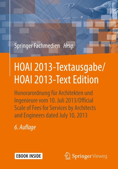 Cover image for book HOAI 2013-Textausgabe/HOAI 2013-Text Edition
