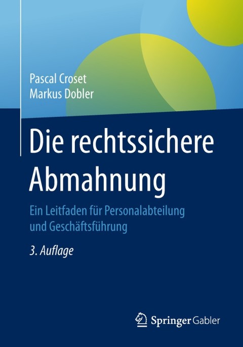 Cover image for book Die rechtssichere Abmahnung
