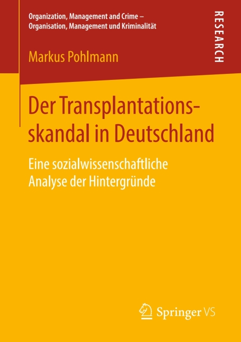 Cover image for book Der Transplantationsskandal in Deutschland