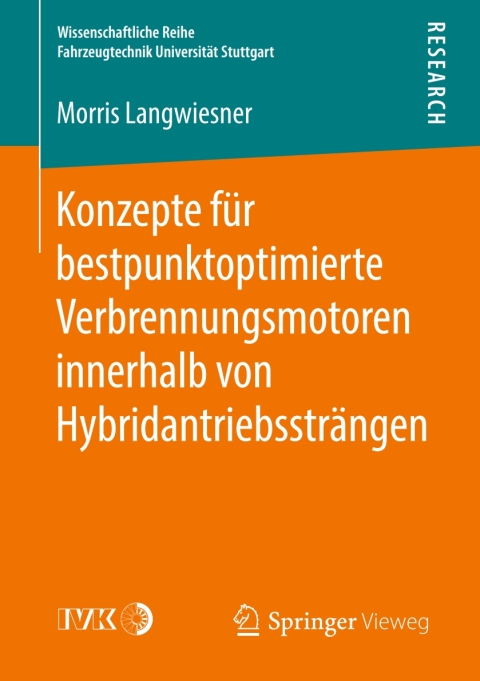 Cover image for book Konzepte für bestpunktoptimierte Verbrennungsmotoren innerhalb von Hybridantriebssträngen