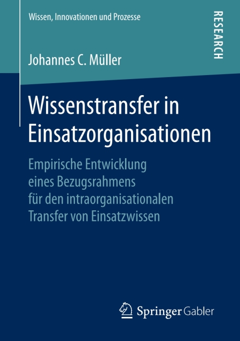 Cover image for book Wissenstransfer in Einsatzorganisationen