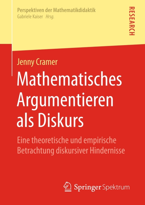 Cover image for book Mathematisches Argumentieren als Diskurs