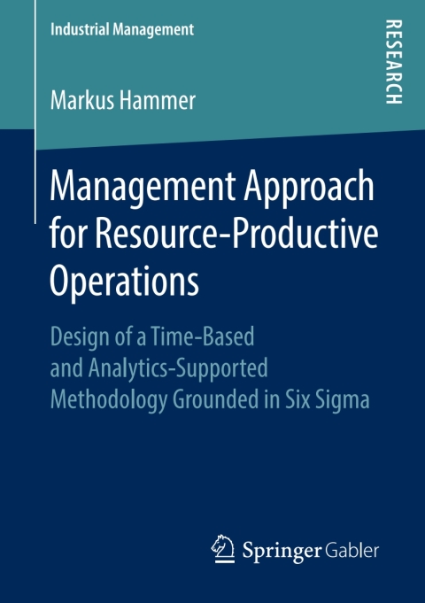 Cover image for book Management Approach for Resource-Productive Operations