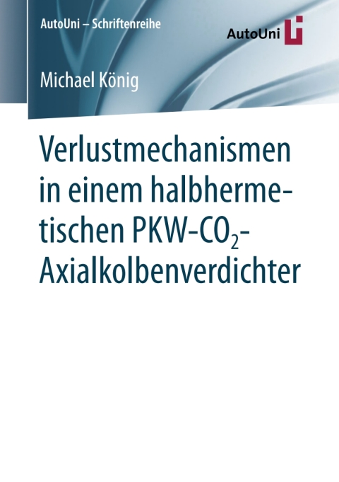 Cover image for book Verlustmechanismen in einem halbhermetischen PKW-CO2-Axialkolbenverdichter