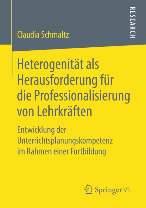 Cover image for book Heterogenität als Herausforderung für die Professionalisierung von Lehrkräften