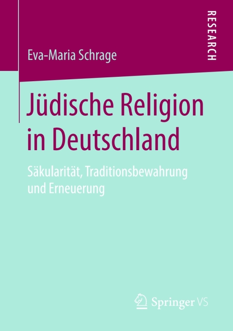 Cover image for book Jüdische Religion in Deutschland