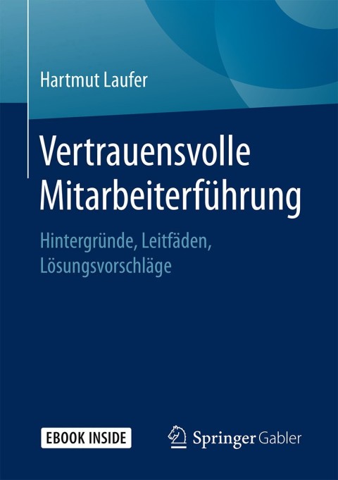 Cover image for book Vertrauensvolle Mitarbeiterführung