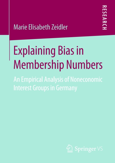 Cover image for book Explaining Bias in Membership Numbers