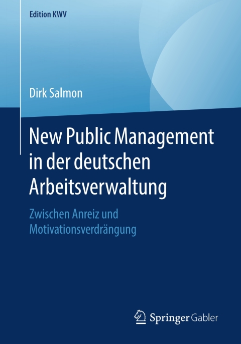 Cover image for book New Public Management in der deutschen Arbeitsverwaltung