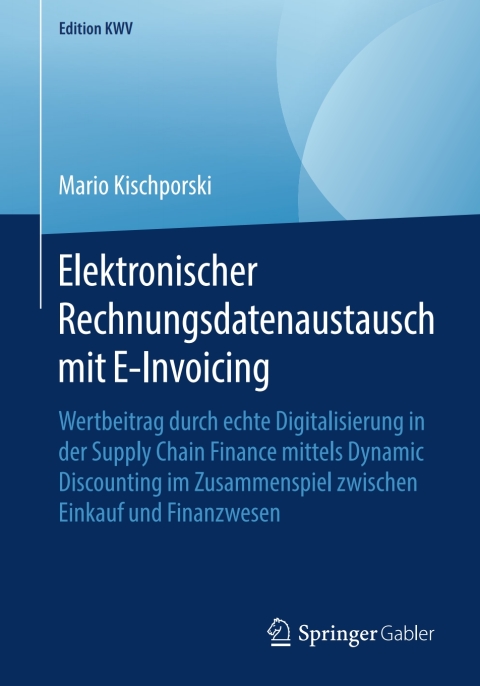 Cover image for book Elektronischer Rechnungsdatenaustausch mit E-Invoicing