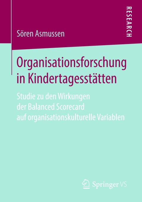 Cover image for book Organisationsforschung in Kindertagesstätten