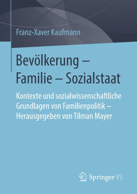 Cover image for book Bevölkerung – Familie – Sozialstaat