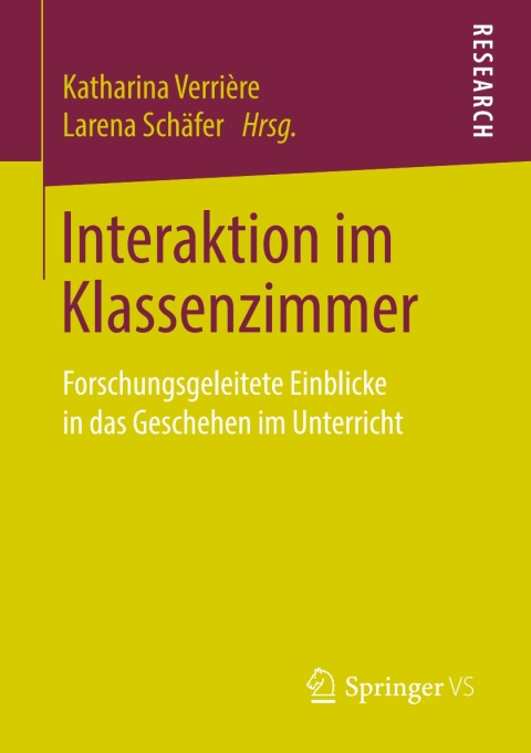 Cover image for book Interaktion im Klassenzimmer