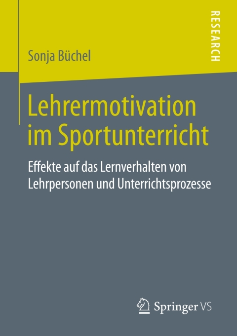Cover image for book Lehrermotivation im Sportunterricht