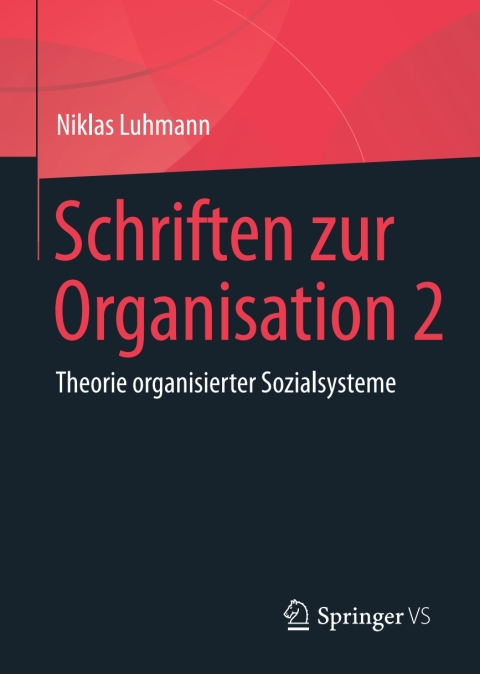 Cover image for book Schriften zur Organisation 2