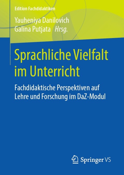 Cover image for book Sprachliche Vielfalt im Unterricht
