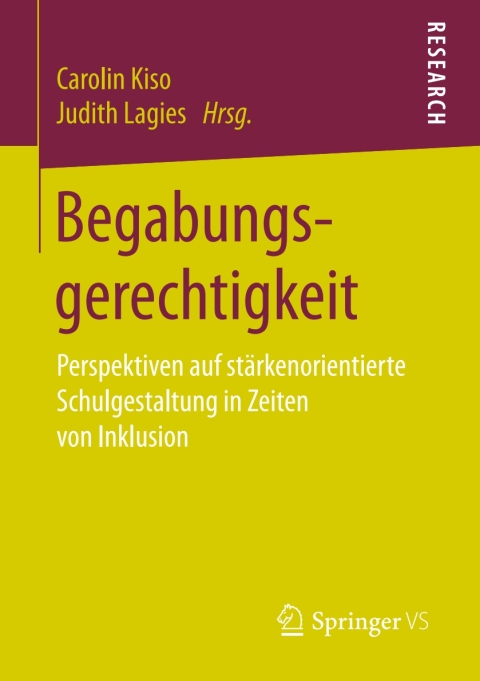 Cover image for book Begabungsgerechtigkeit