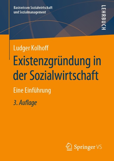 Cover image for book Existenzgründung in der Sozialwirtschaft