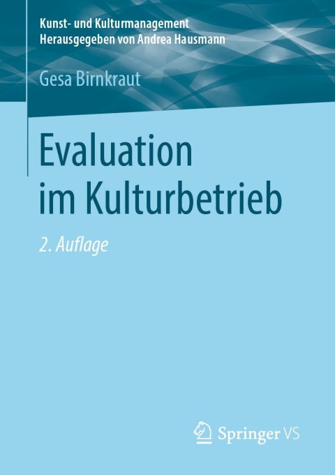 Cover image for book Evaluation im Kulturbetrieb