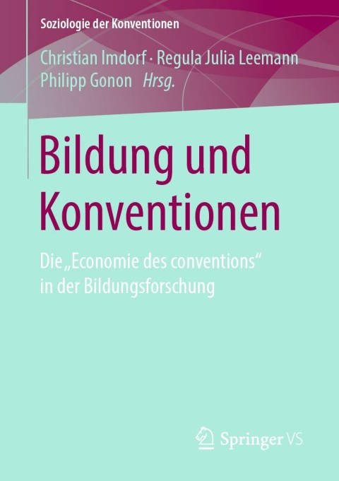 Cover image for book Bildung und Konventionen