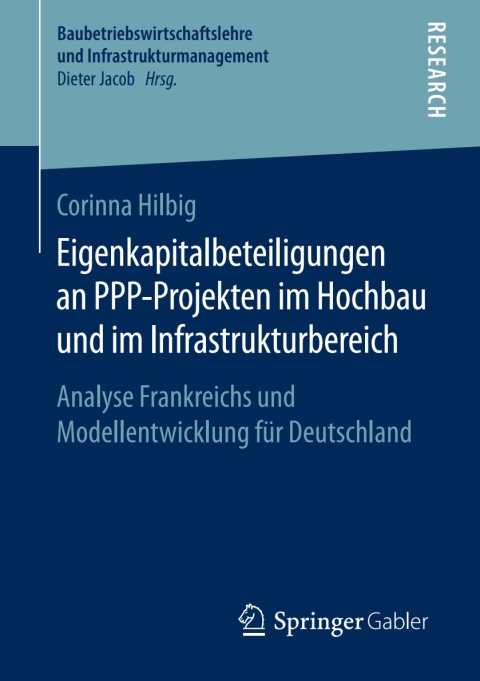 Cover image for book Eigenkapitalbeteiligungen an PPP-Projekten im Hochbau und im Infrastrukturbereich