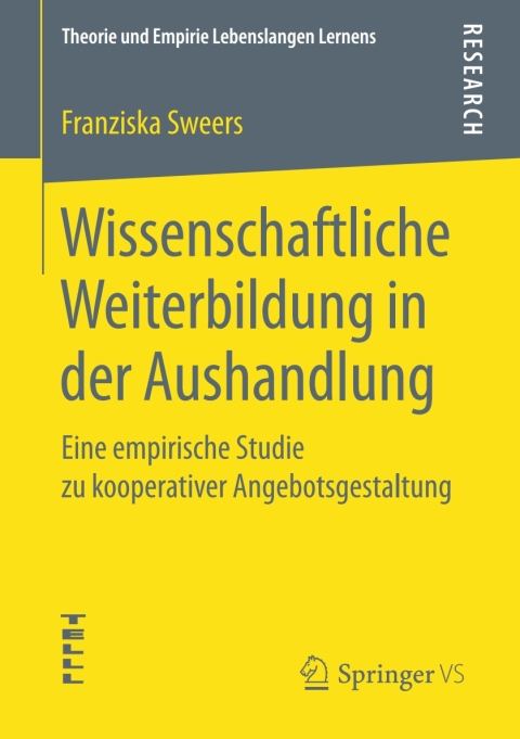 Cover image for book Wissenschaftliche Weiterbildung in der Aushandlung